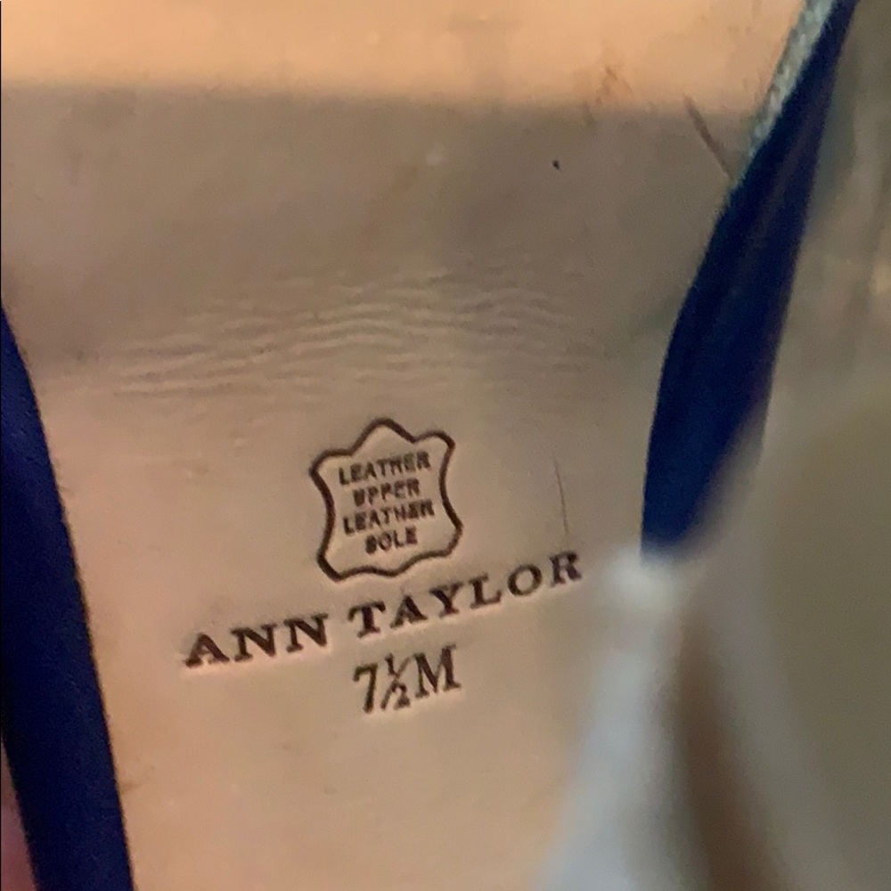 Ann Taylor Briston peep platform, sz 7.5 - Picture 12 of 13